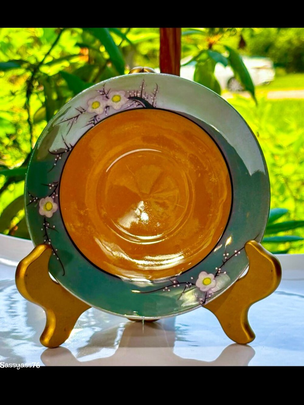 🆕VTG▪️ 15 Pc Authentic Japanese Hand Painted Lusterware CHERRY BLOSSOM Tea Set - Picture 5 of 15